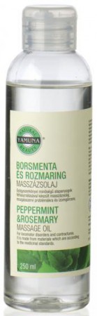Máta peprná a rozmarýn 250 ml masážní olej ( problémy pohybového aparátu)